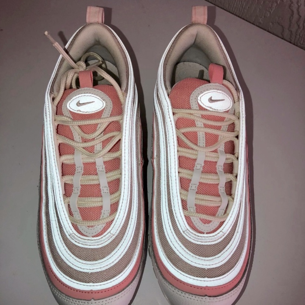 nike air max 97 summit white bleached coral